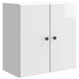 vidaXL Wandkast Wit 66 x 34,5 x 90 cm Bewerkt hout