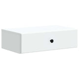 vidaXL Wall-Mounted Side Table Black 59 x 34.5 x 17 cm Engineered Wood