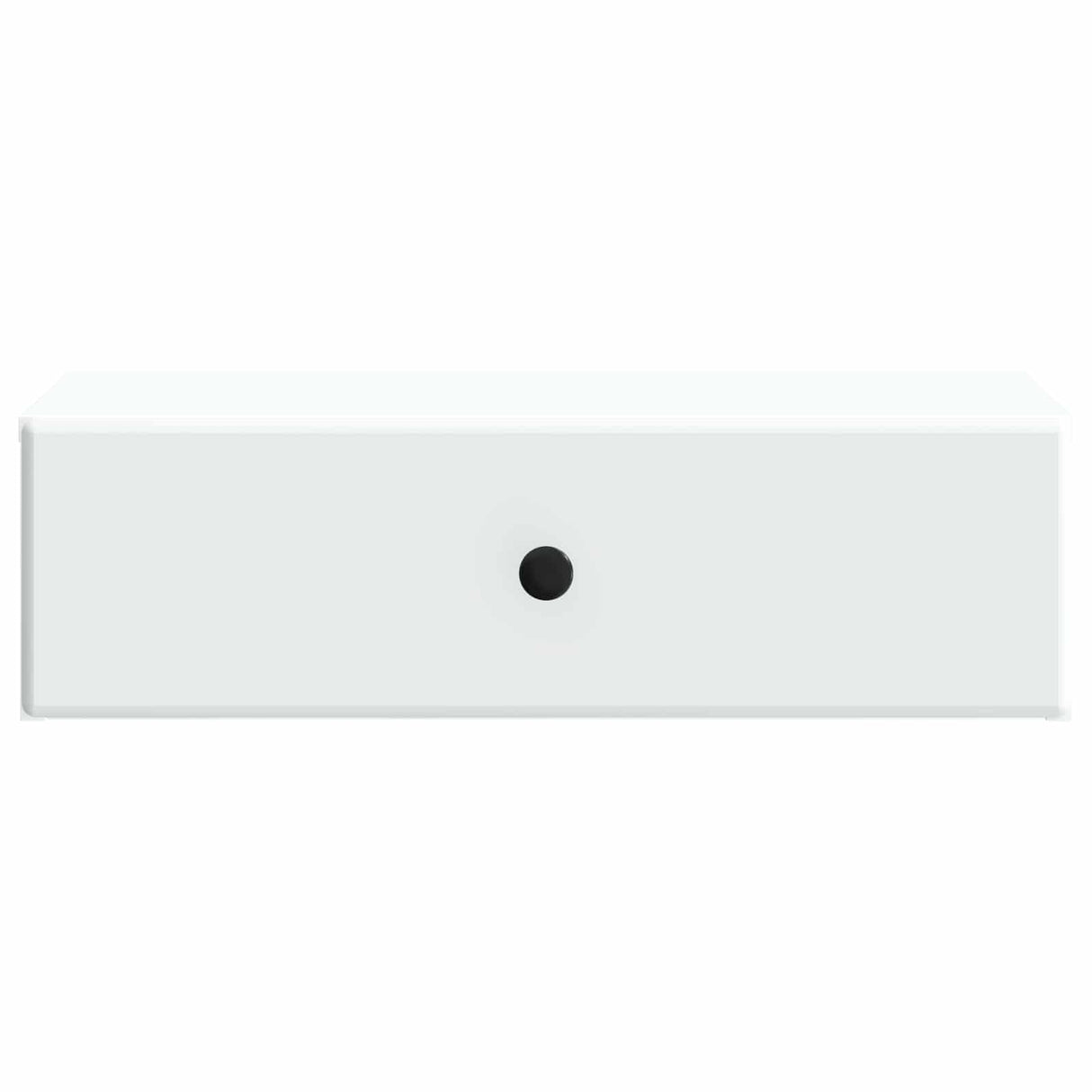 vidaXL Wall-Mounted Side Table Black 59 x 34.5 x 17 cm Engineered Wood
