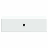 vidaXL Wall-Mounted Side Table Black 59 x 34.5 x 17 cm Engineered Wood