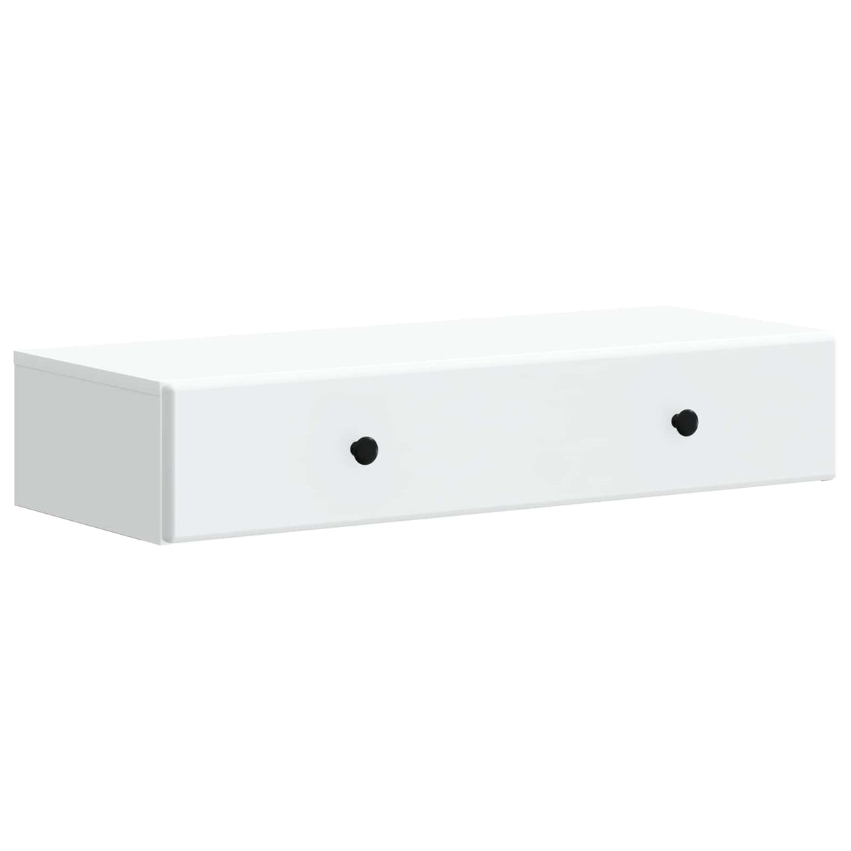 vidaXL Wall-Mounted Side Table Black 59 x 34.5 x 17 cm Engineered Wood