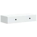 vidaXL Wall-Mounted Side Table Black 59 x 34.5 x 17 cm Engineered Wood