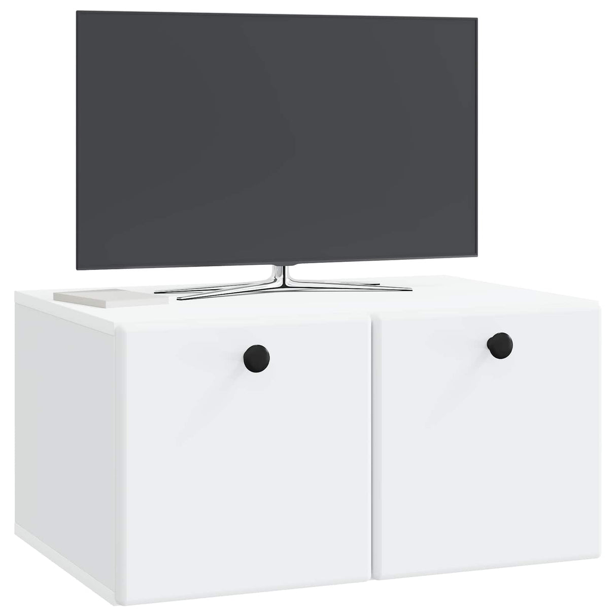 vidaXL Wandmontage TV-kast Zwart 59,5 x 41 x 30 cm Bewerkt hout