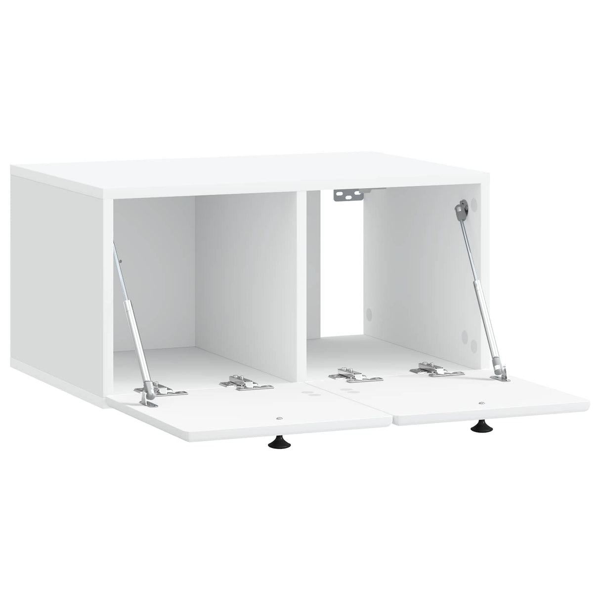 vidaXL Wandmontage TV-kast Zwart 59,5 x 41 x 30 cm Bewerkt hout