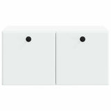 vidaXL Wandmontage TV-kast Zwart 59,5 x 41 x 30 cm Bewerkt hout