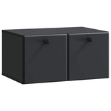 vidaXL Wandmontage TV-kast Zwart 59,5 x 41 x 30 cm Bewerkt hout