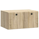 vidaXL Wandmontage TV-kast Zwart 59,5 x 41 x 30 cm Bewerkt hout