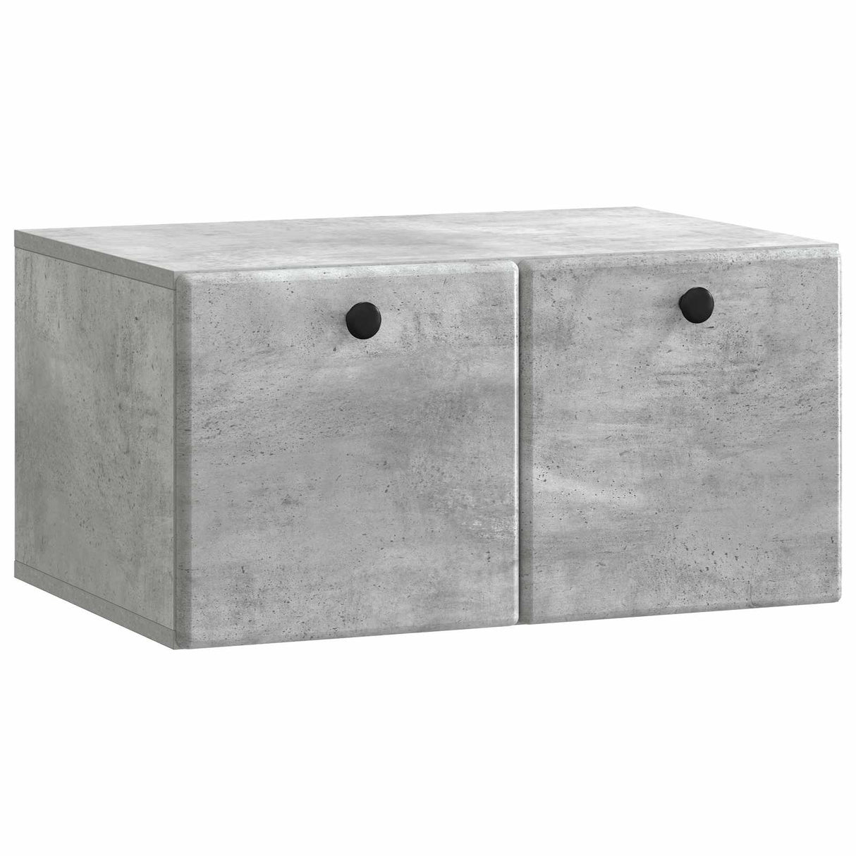 vidaXL Wandmontage TV-kast Zwart 59,5 x 41 x 30 cm Bewerkt hout