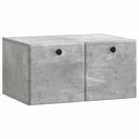 vidaXL Wandmontage TV-kast Zwart 59,5 x 41 x 30 cm Bewerkt hout