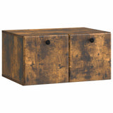 vidaXL Wandmontage TV-kast Zwart 59,5 x 41 x 30 cm Bewerkt hout
