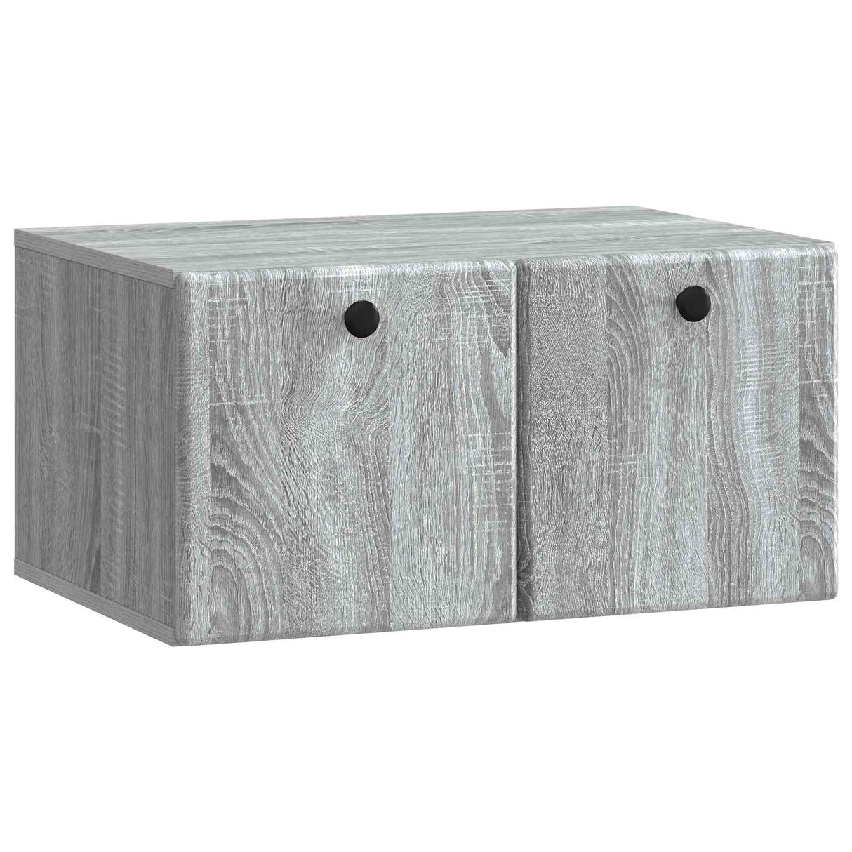 vidaXL Wandmontage TV-kast Zwart 59,5 x 41 x 30 cm Bewerkt hout