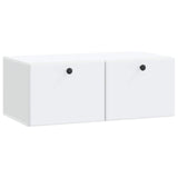 vidaXL Wandmontage TV-kast Zwart 59,5 x 41 x 30 cm Bewerkt hout