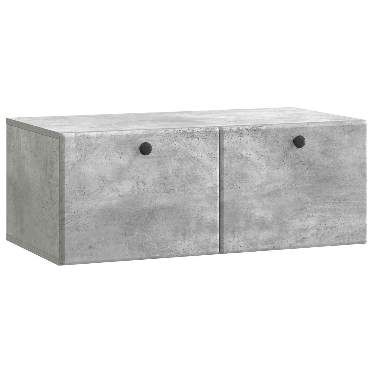 vidaXL Wandmontage TV-kast Zwart 59,5 x 41 x 30 cm Bewerkt hout