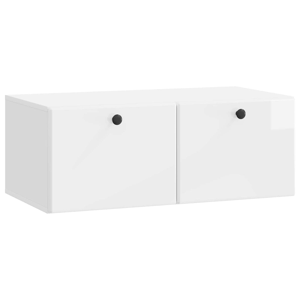 vidaXL Wandmontage TV-kast Zwart 59,5 x 41 x 30 cm Bewerkt hout