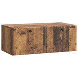 vidaXL Wandmontage TV-kast Zwart 59,5 x 41 x 30 cm Bewerkt hout