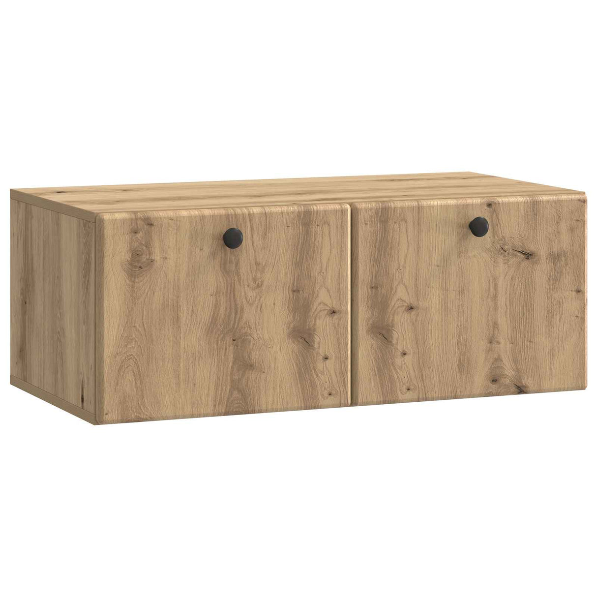 vidaXL Wandmontage TV-kast Zwart 59,5 x 41 x 30 cm Bewerkt hout