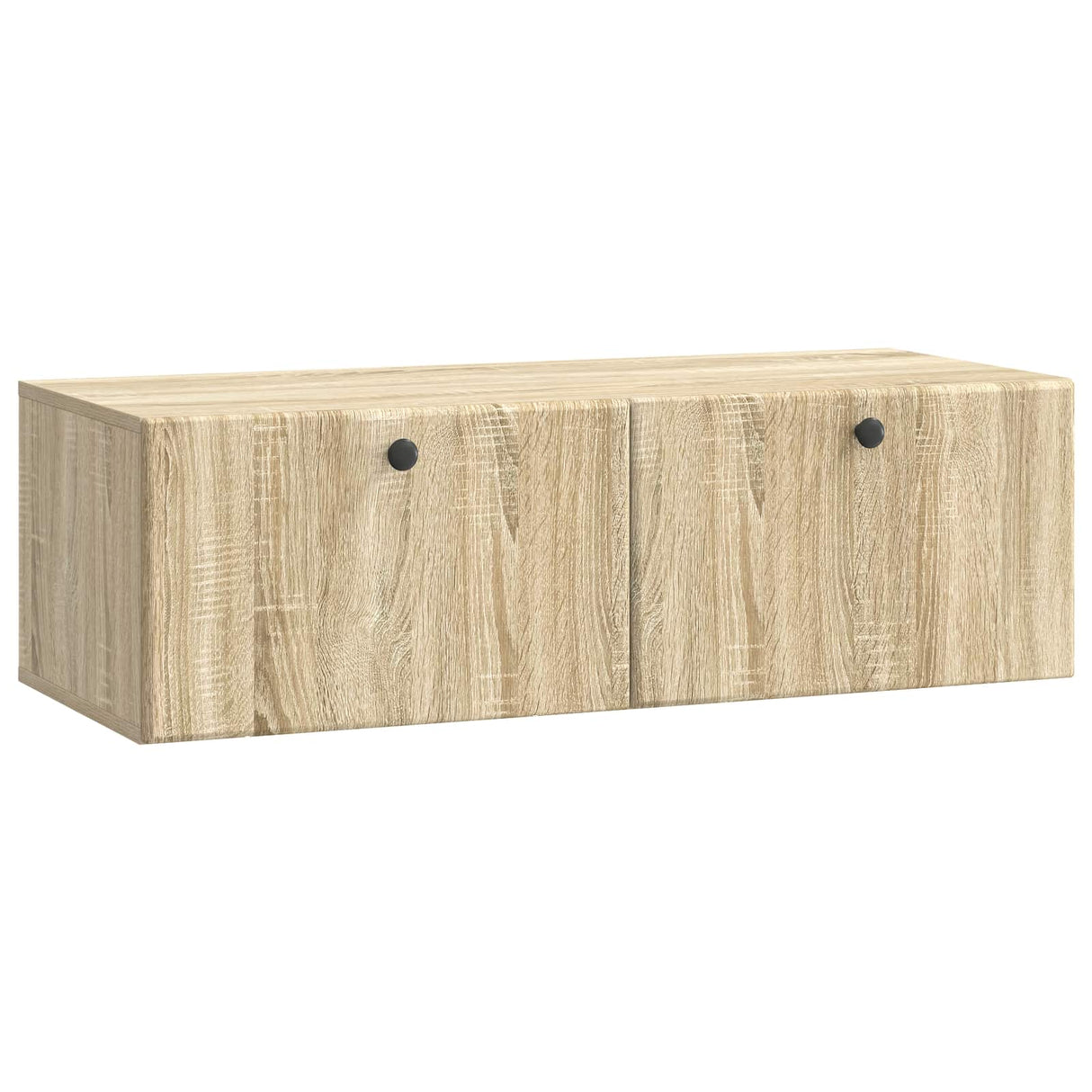 vidaXL Wandmontage TV-kast Zwart 59,5 x 41 x 30 cm Bewerkt hout