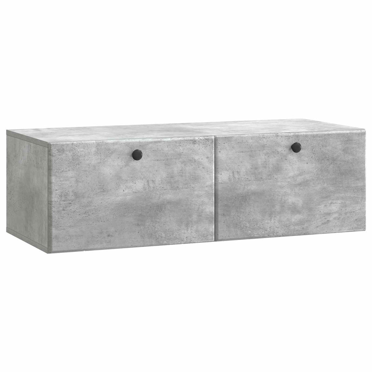 vidaXL Wandmontage TV-kast Zwart 59,5 x 41 x 30 cm Bewerkt hout
