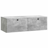 vidaXL Wandmontage TV-kast Zwart 59,5 x 41 x 30 cm Bewerkt hout