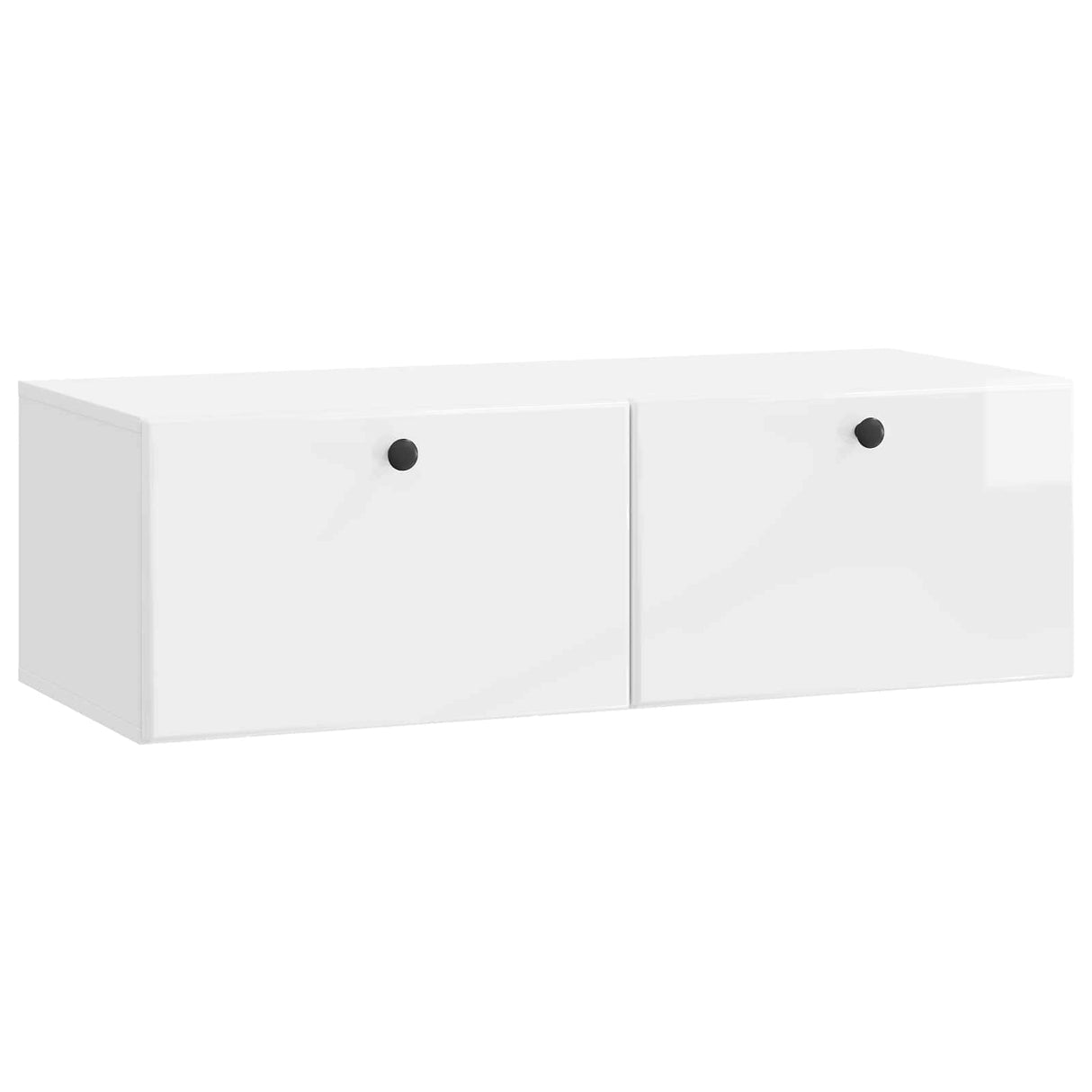 vidaXL Wandmontage TV-kast Zwart 59,5 x 41 x 30 cm Bewerkt hout
