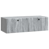 vidaXL Wandmontage TV-kast Zwart 59,5 x 41 x 30 cm Bewerkt hout