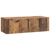 vidaXL Wandmontage TV-kast Zwart 59,5 x 41 x 30 cm Bewerkt hout