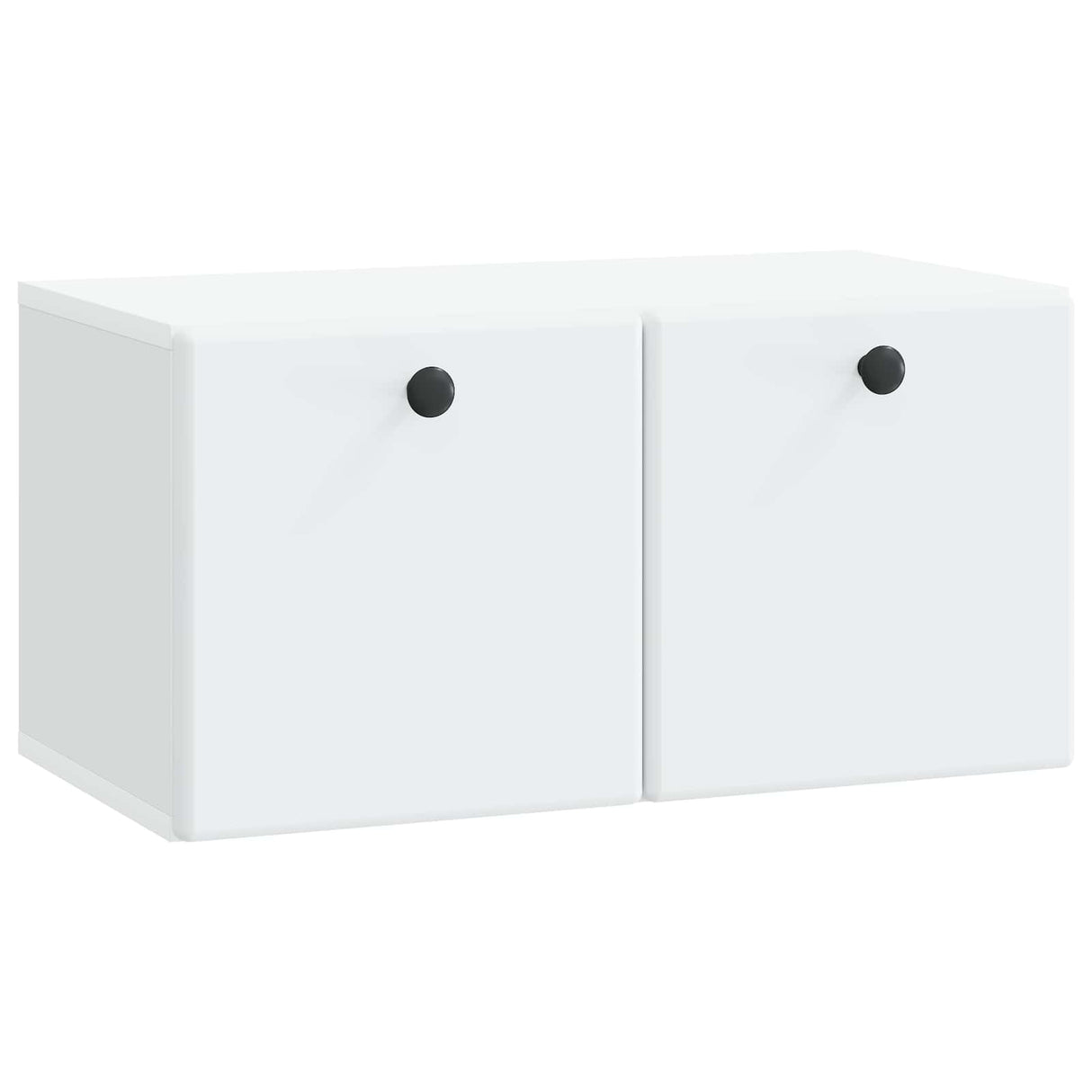 vidaXL Wandmontage TV-kast Zwart 59,5 x 41 x 30 cm Bewerkt hout