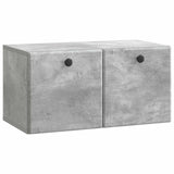 vidaXL Wandmontage TV-kast Zwart 59,5 x 41 x 30 cm Bewerkt hout