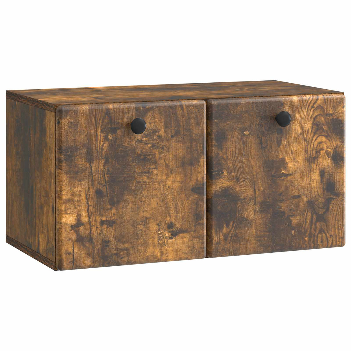 vidaXL Wandmontage TV-kast Zwart 59,5 x 41 x 30 cm Bewerkt hout