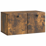vidaXL Wandmontage TV-kast Zwart 59,5 x 41 x 30 cm Bewerkt hout