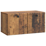 vidaXL Wandmontage TV-kast Zwart 59,5 x 41 x 30 cm Bewerkt hout