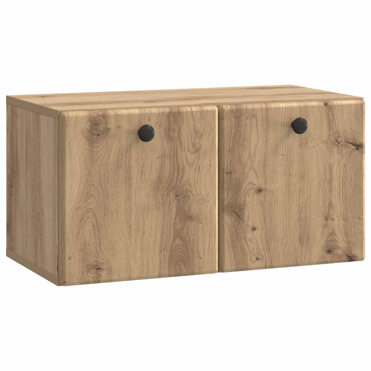 vidaXL Wandmontage TV-kast Zwart 59,5 x 41 x 30 cm Bewerkt hout