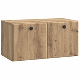 vidaXL Wandmontage TV-kast Zwart 59,5 x 41 x 30 cm Bewerkt hout