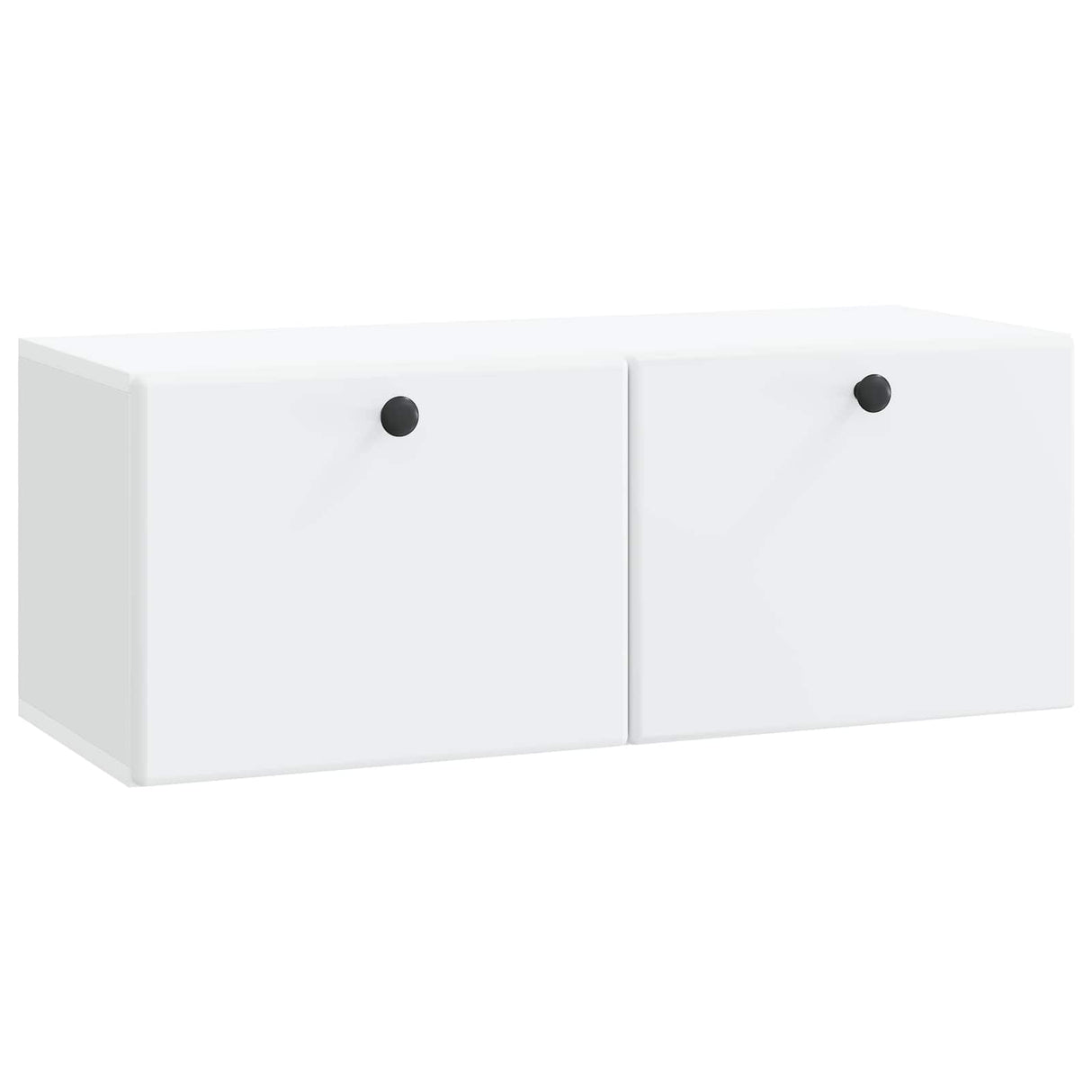 vidaXL Wandmontage TV-kast Zwart 59,5 x 41 x 30 cm Bewerkt hout