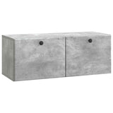 vidaXL Wandmontage TV-kast Zwart 59,5 x 41 x 30 cm Bewerkt hout