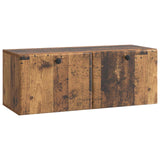 vidaXL Wandmontage TV-kast Zwart 59,5 x 41 x 30 cm Bewerkt hout