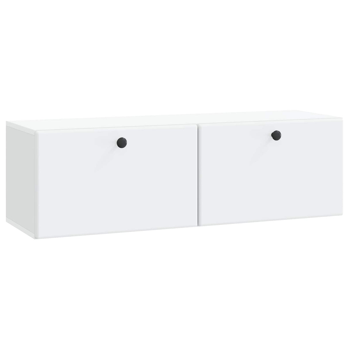 vidaXL Wandmontage TV-kast Zwart 59,5 x 41 x 30 cm Bewerkt hout