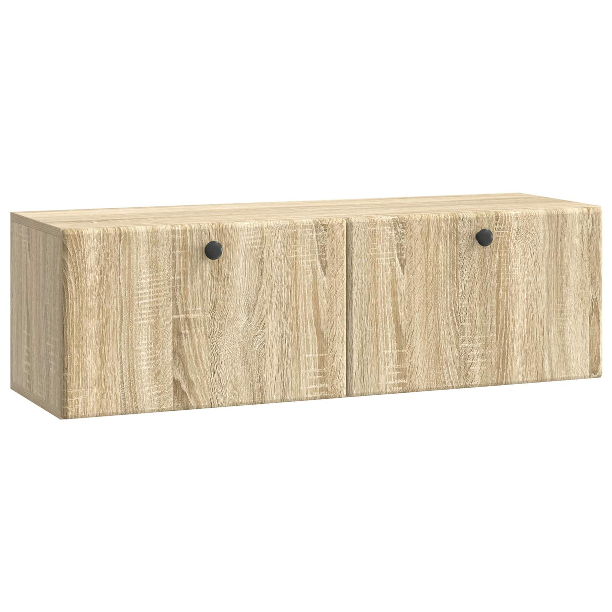 vidaXL Wandmontage TV-kast Zwart 59,5 x 41 x 30 cm Bewerkt hout