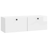 vidaXL Wandmontage TV-kast Zwart 59,5 x 41 x 30 cm Bewerkt hout