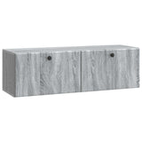 vidaXL Wandmontage TV-kast Zwart 59,5 x 41 x 30 cm Bewerkt hout