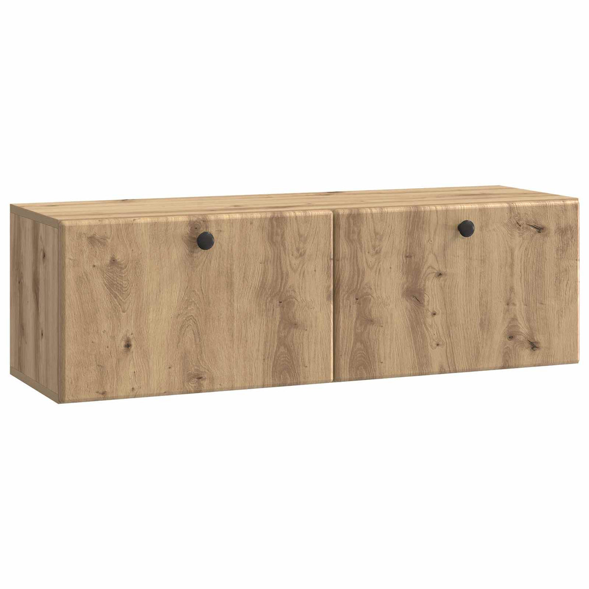 vidaXL Wandmontage TV-kast Zwart 59,5 x 41 x 30 cm Bewerkt hout