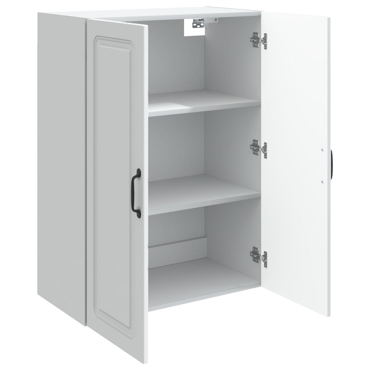 vidaXL Wandkast Wit 66 x 34,5 x 90 cm Bewerkt hout