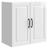 vidaXL Wandkast Wit 66 x 34,5 x 90 cm Bewerkt hout