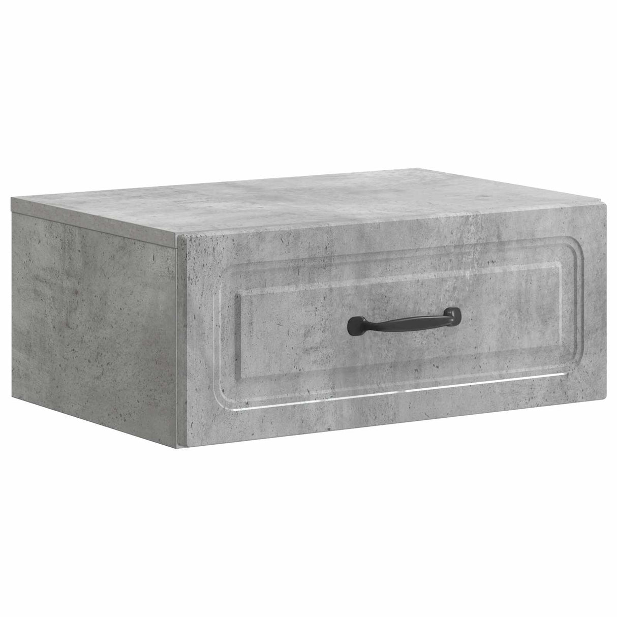 vidaXL Muurbevestigde Nachttafel Wit 49 x 34,5 x 20 cm Bewerkt hout
