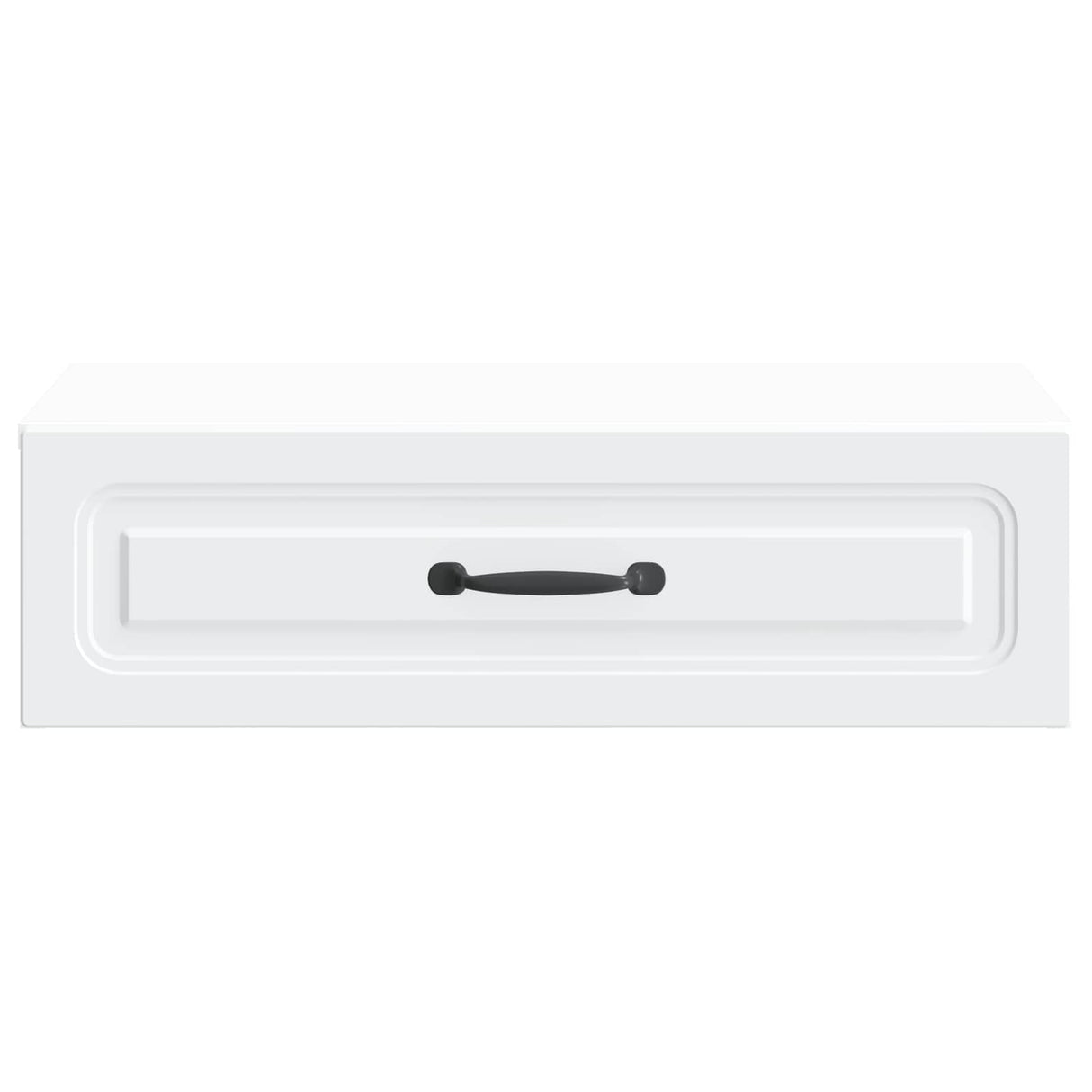 vidaXL Wall-Mounted Side Table White 59x34.5x17 cm Engineered Wood