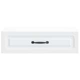 vidaXL Wall-Mounted Side Table White 59x34.5x17 cm Engineered Wood