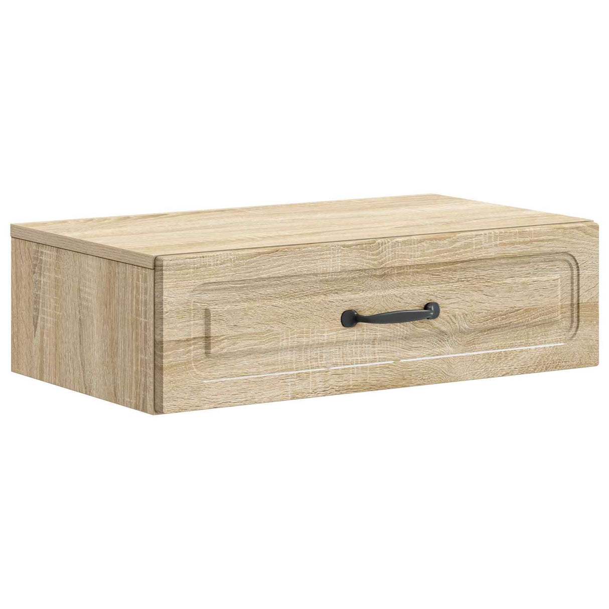 vidaXL Wall-Mounted Side Table White 59x34.5x17 cm Engineered Wood