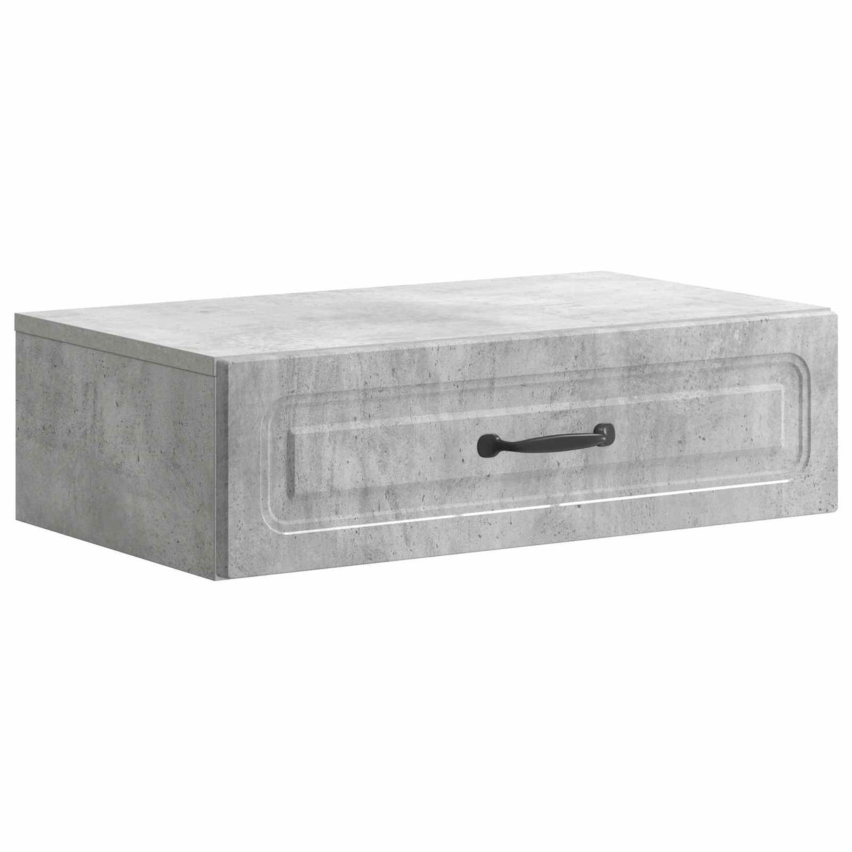 vidaXL Wall-Mounted Side Table White 59x34.5x17 cm Engineered Wood