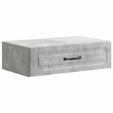vidaXL Wall-Mounted Side Table White 59x34.5x17 cm Engineered Wood