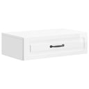 vidaXL Wall-Mounted Side Table White 59x34.5x17 cm Engineered Wood